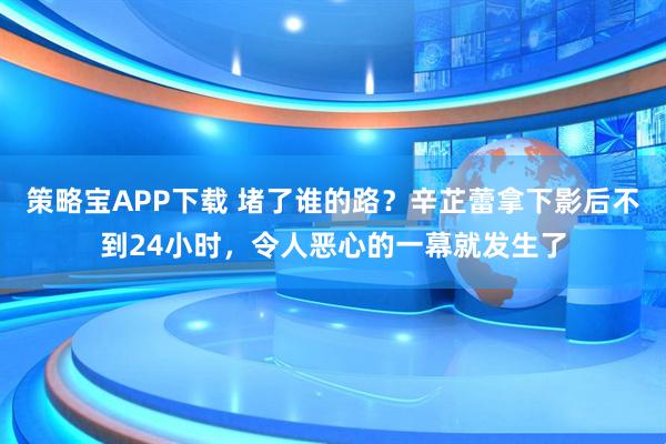 策略宝APP下载 堵了谁的路？辛芷蕾拿下影后不到24小时，令人恶心的一幕就发生了